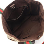 Gucci Tote GG Canvas Sherry Line Beige Brown — view 3