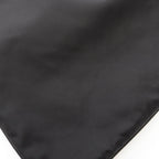 Prada Shoulder Bag Triangle Logo Black Nylon Saffiano Leather — view 5