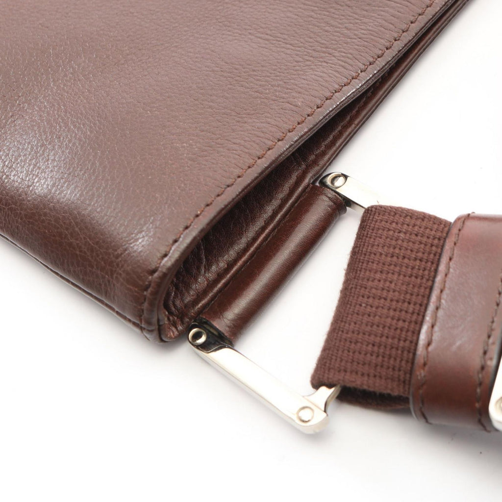 Loewe Shoulder Bag Anagram Brown Leather — view 7