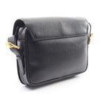 Saint Laurent Shoulder Bag Logo Black Leather — view 2