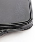 Saint Laurent Shoulder Bag Logo Black Leather — view 9