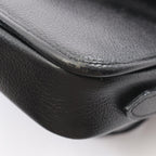 Saint Laurent Shoulder Bag Logo Black Leather — view 5