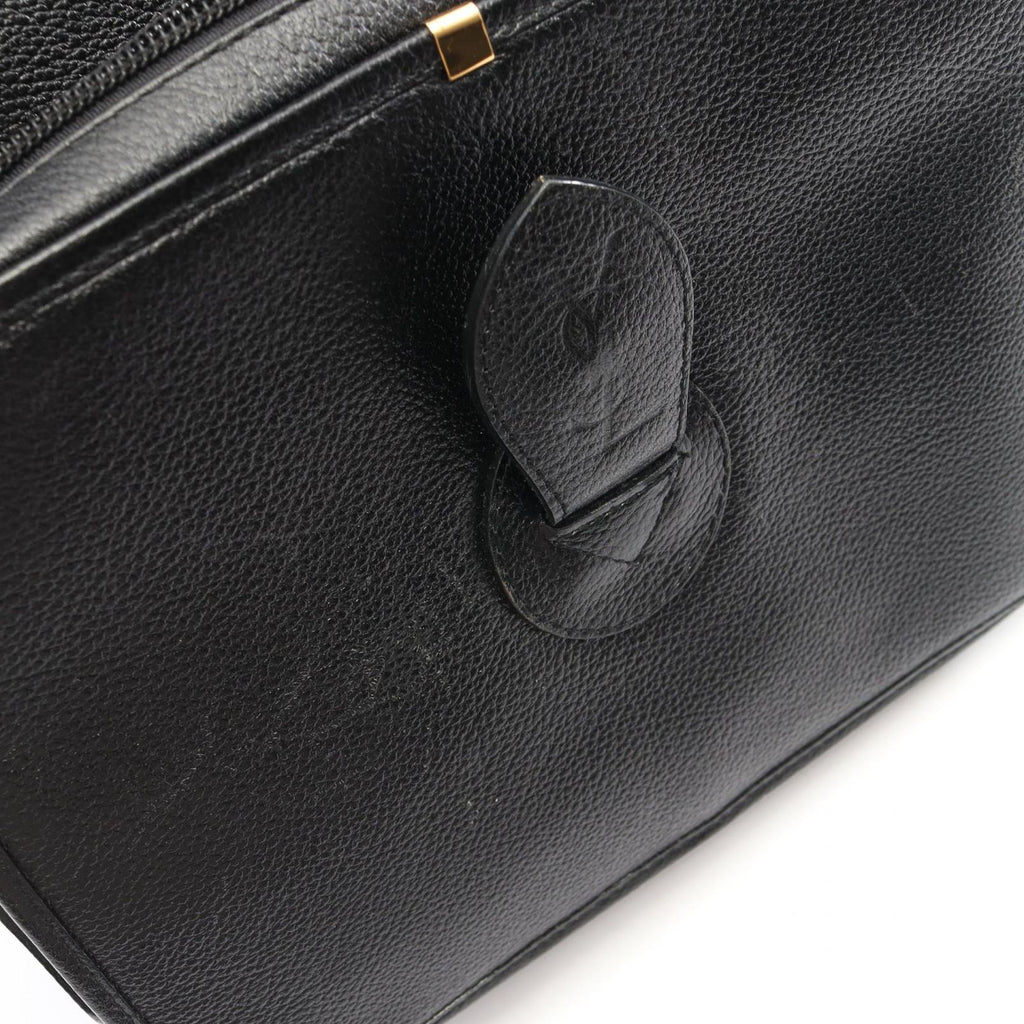 Saint Laurent Shoulder Bag Logo Black Leather — view 6