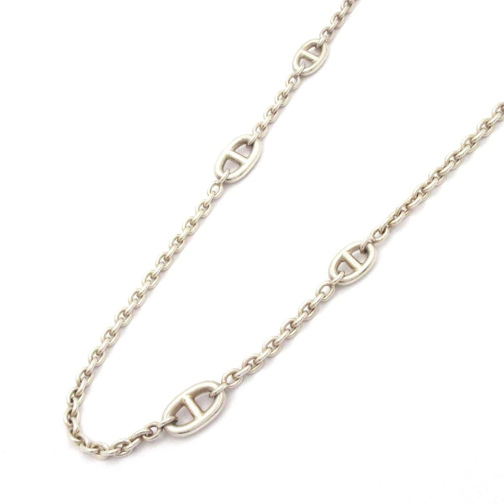 Hermes Necklace Farandole 160 Chaine D'ancre Silver Long
