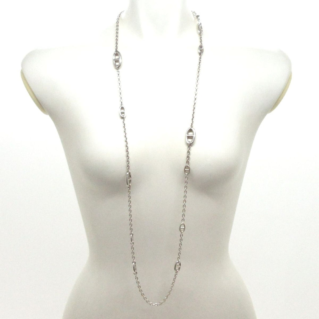 Hermes Necklace Farandole 160 Chaine D'ancre Silver Long — view 2