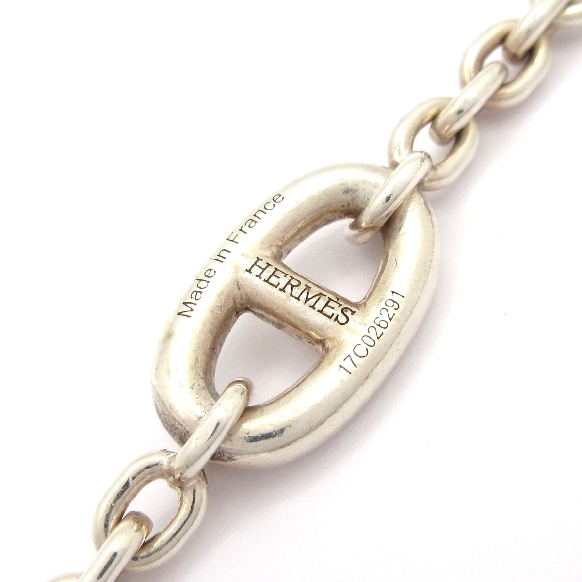 Hermes Necklace Farandole 160 Chaine D'ancre Silver Long — view 5