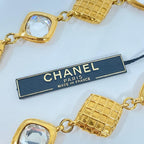 Chanel Quilted Diamond Necklace — view 3