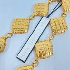 Chanel Quilted Diamond Necklace — view 7