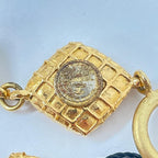 Chanel Quilted Diamond Necklace — view 8