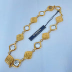 Chanel Quilted Diamond Necklace