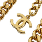 Chanel Metal Logo Necklace Rue Cambon — view 3