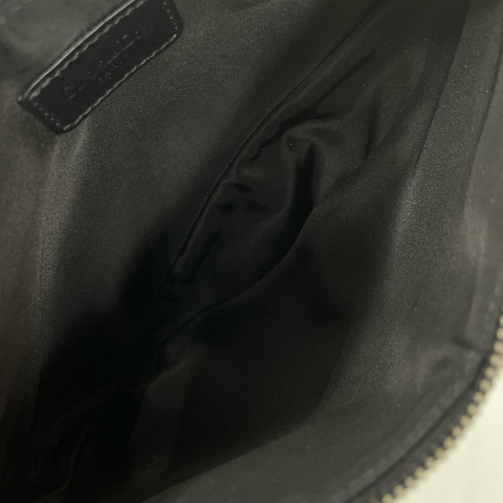 Dior Saddle Bag Canvas Leather Trotter Navy — view 6
