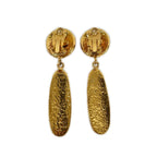 Chanel Earrings Plated Gold — view 3