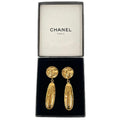 Chanel Earrings Plated Gold