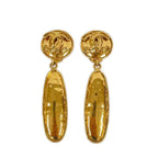 Chanel Earrings Plated Gold — view 2