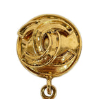 Chanel Earrings Plated Gold — view 4