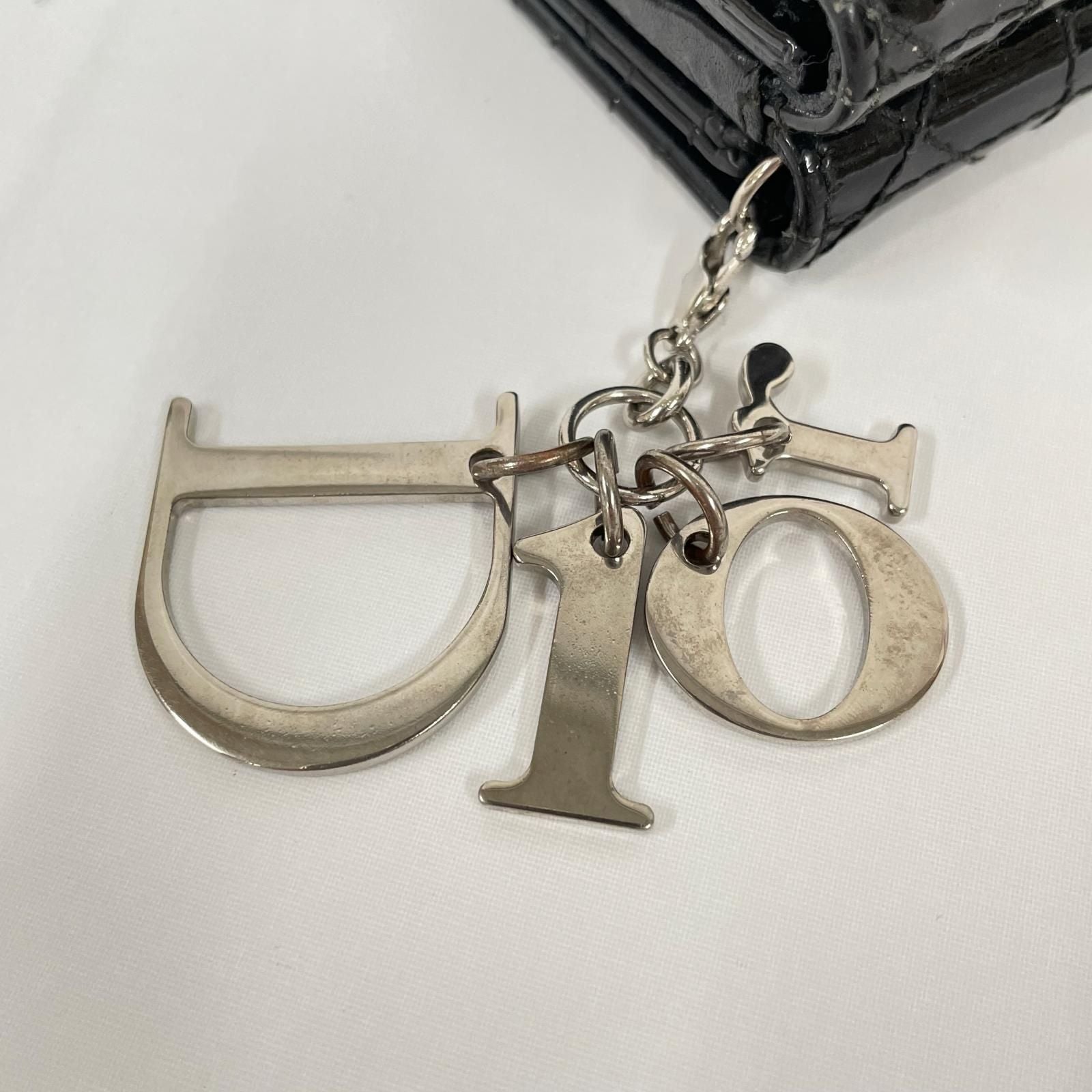 Dior Trifold Wallet Cannage Black — view 5