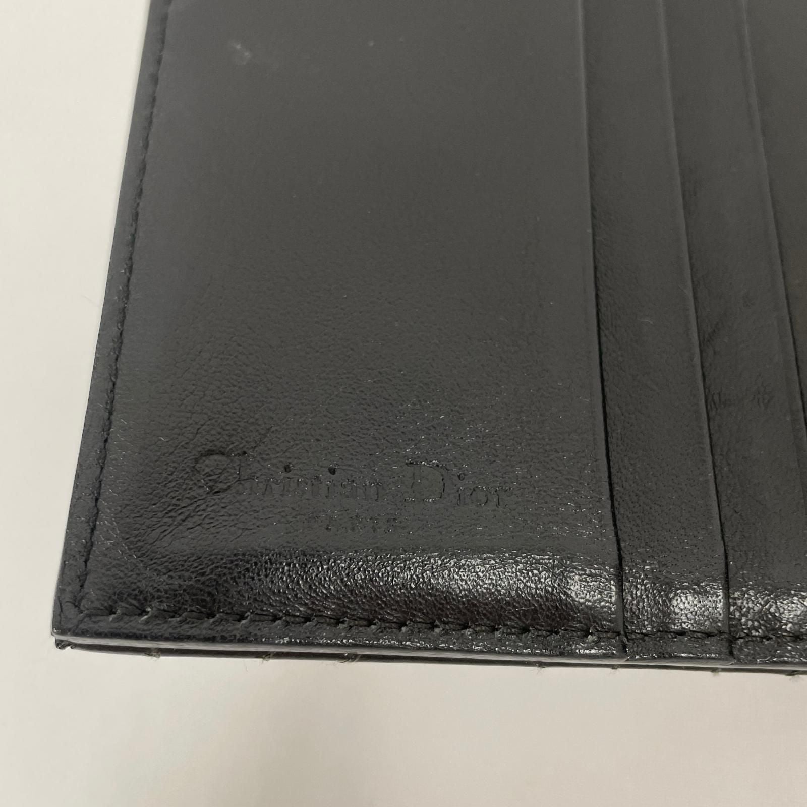 Dior Trifold Wallet Cannage Black — view 7