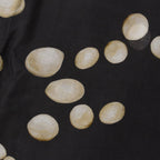 Chanel Cotton Pearl CC Logo Scarf Large Shawl Black — view 6