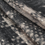 Chanel Silk CC Logo Shawl Gray Scarf — view 7