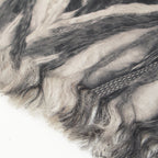 Chanel Silk CC Logo Shawl Gray Scarf — view 4