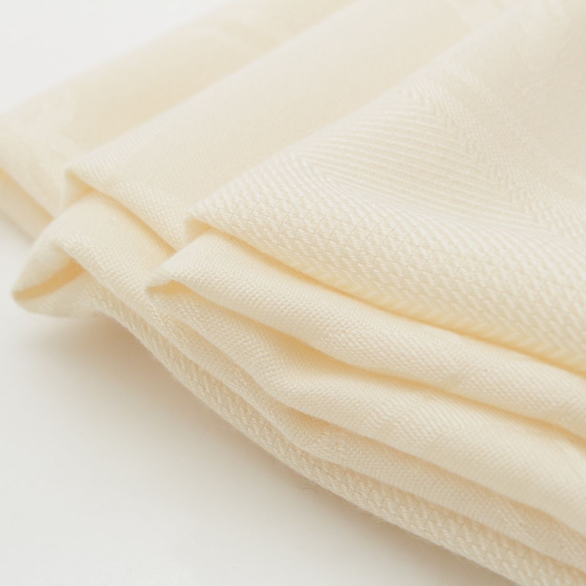 Hermes New Libris Cashmere Silk Shawl Ivory Scarf — view 8