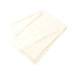 Hermes New Libris Cashmere Silk Shawl Ivory Scarf