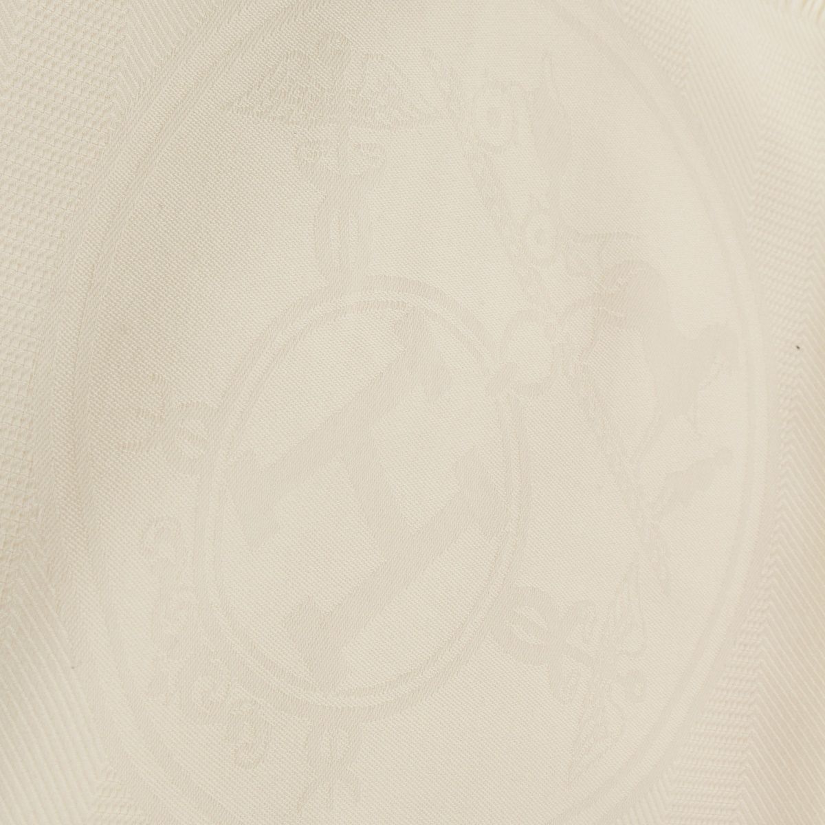 Hermes New Libris Cashmere Silk Shawl Ivory Scarf — view 4