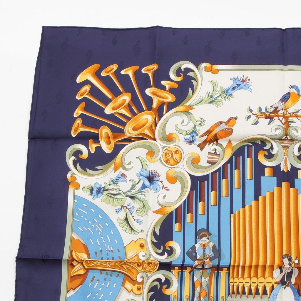 Hermes Carre 90 Silk Orgauphone Etautres Mecaniques Pipe Organs and Mechanical — view 2