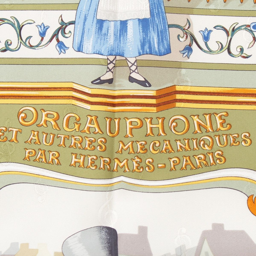 Hermes Carre 90 Silk Orgauphone Etautres Mecaniques Pipe Organs and Mechanical — view 7