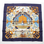 Hermes Carre 90 Silk Orgauphone Etautres Mecaniques Pipe Organs and Mechanical