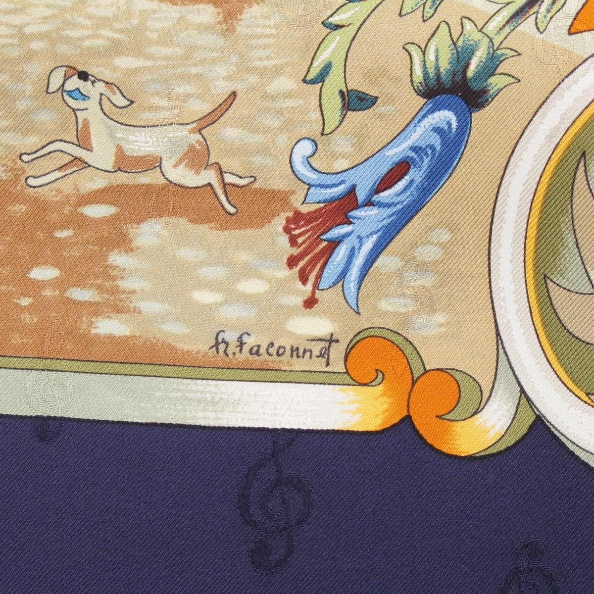 Hermes Carre 90 Silk Orgauphone Etautres Mecaniques Pipe Organs and Mechanical — view 8