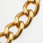 Chanel Rhinestone Vintage CC Logo Bracelet Gold — view 6
