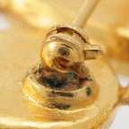 Chanel Vintage CC Logo Brooch Red Gold — view 7