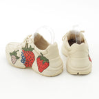 Gucci Ryton Strawberry Low Cut Sneakers White — view 4