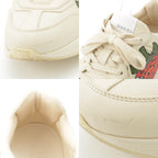 Gucci Ryton Strawberry Low Cut Sneakers White — view 8