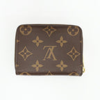 Louis Vuitton Ten Zippy Coin Purse Wallet Monogram Brown Gold Case Compact — view 2