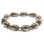Hermes Vintage Graine Bracelet Minerv Silver — view 3