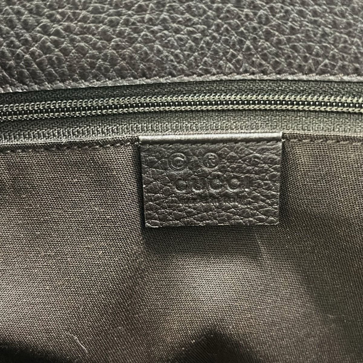 Gucci Tote Black Leather — view 9