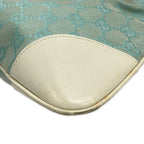 Gucci Shoulder Bag Light Blue White Leather — view 6