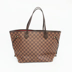 Louis Vuitton Ten Neverfull MM Tote Damier Brown Gold — view 2