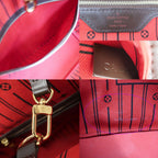 Louis Vuitton Ten Neverfull MM Tote Damier Brown Gold — view 7