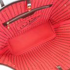Louis Vuitton Ten Neverfull MM Tote Damier Brown Gold — view 6