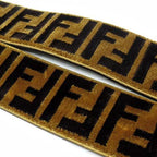 Fendi Strap You Zucca Pattern Velour Shoulder Brown 88 — view 2