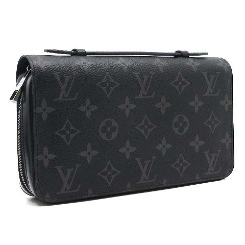 Louis Vuitton Monogram Eclipse Zippy XL Zip Around Wallet