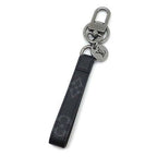 Louis Vuitton Monogram Eclipse Key Holder Dragonne Key Ring