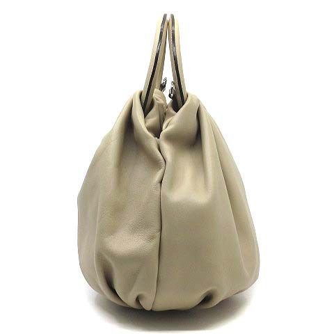 Loewe Bounce 2-Way Shoulder Bag Nappa Leather Beige — view 3