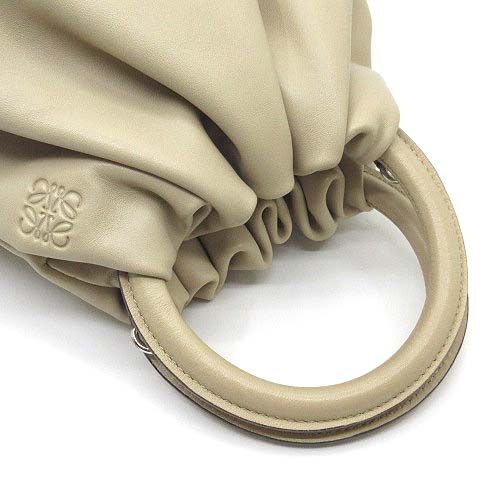 Loewe Bounce 2-Way Shoulder Bag Nappa Leather Beige — view 7
