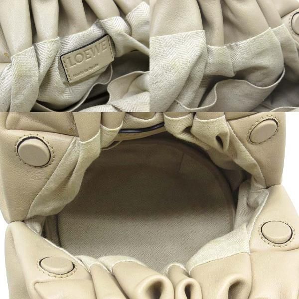 Loewe Bounce 2-Way Shoulder Bag Nappa Leather Beige — view 8