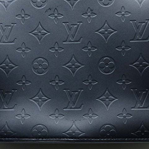 Louis Vuitton Monogram Matte Stockton Tote Navy — view 5